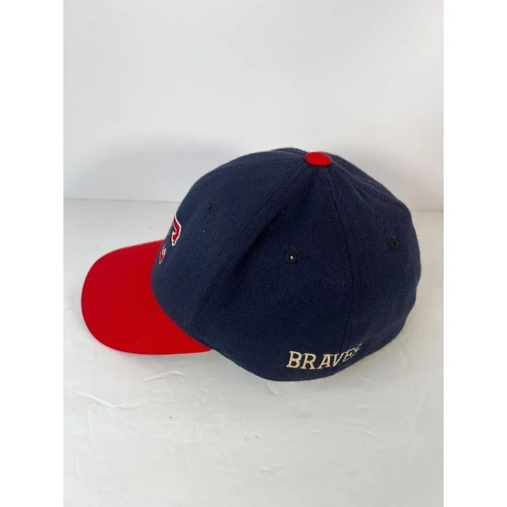 VTG Braves Twin Cities Monogram Richardson‎ Pro Model Flex Fit Hat Cap Baseball